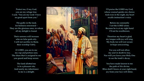 Psalm 16: 7-11 of 11. Tune: Old 134th