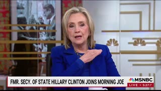 Hillary Clinton Takes the National Stage to Say the Exact WRONG Thing (VIDEO)