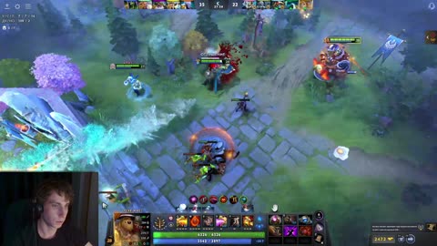 Невероятно жаркая катка за огра в дота 2 | Рапира не спасла