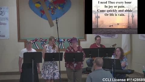 Sunday Service at Moose Creek Baptist Church 7/20/2025