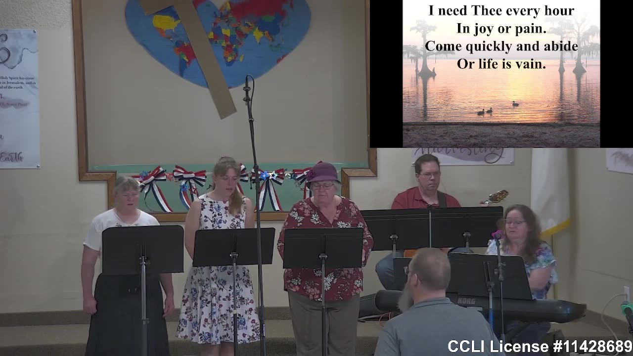 Sunday Service at Moose Creek Baptist Church 7/20/2025