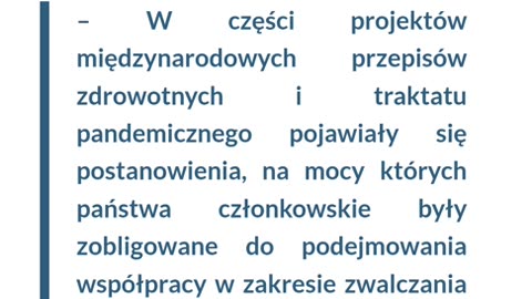 Depopulacyjny traktat tworzenia globalnego rządu ograniczający prawa wolności