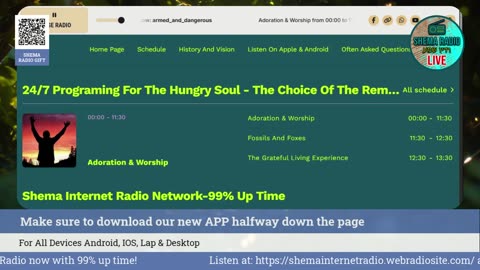 Shema Internet Radio Live Daily Stream