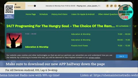 Shema Internet Radio Live Daily Stream