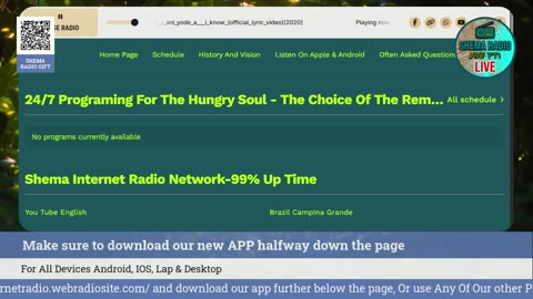 Shema Internet Radio Live Daily Stream