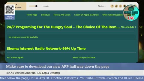 Shema Internet Radio Live Daily Stream