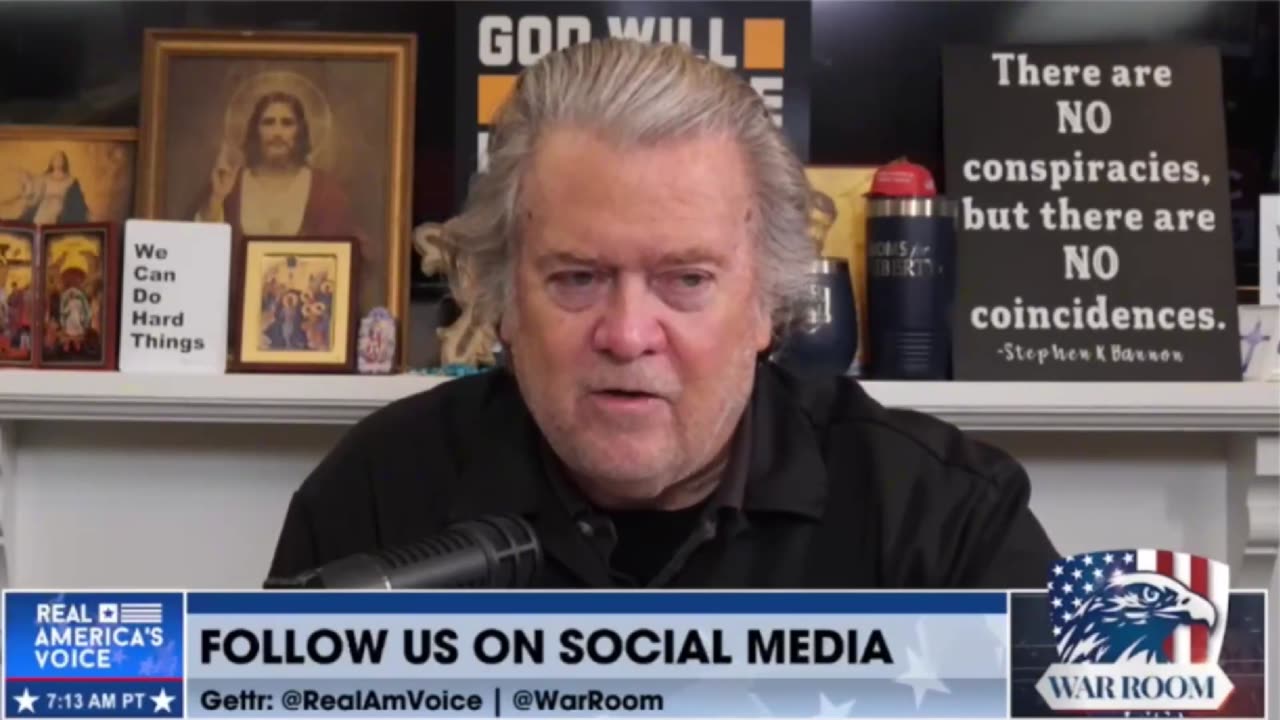 Bannon "They're saying they don't where Iran's Nuclear Material is, meaning: Boots on the Ground" 🪖