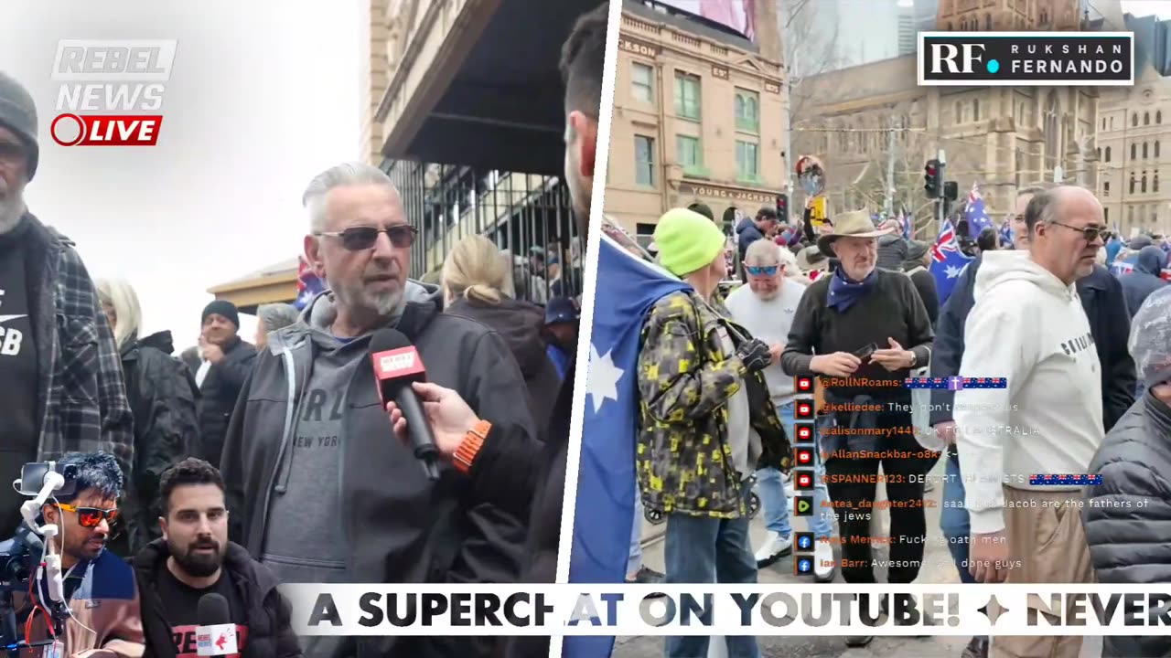 05-March for Australia_Melbourne_31/08/2025_Rebel News Coverage Breakdown