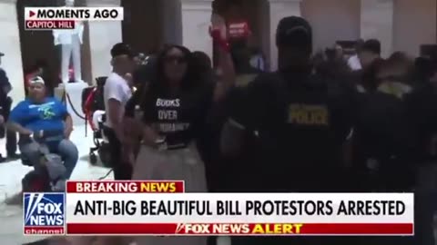 TRUMP - ANTI BIG BEAUTIFUL BILL PROTESTORS VIOLENTLY ARRESTED! FREE SPEECH? WHERE?