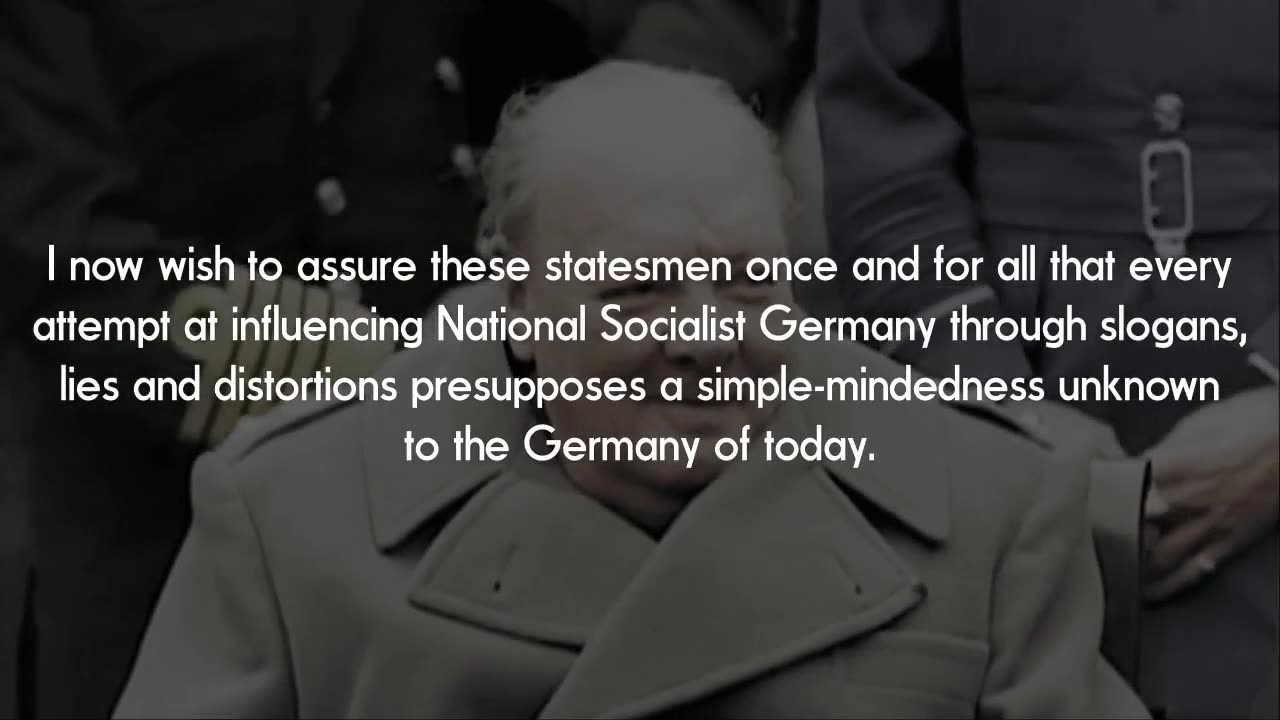 Adolf Hitler Radio Address to the German Folk, 30 January 1945