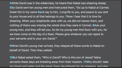 1 Samuel 25