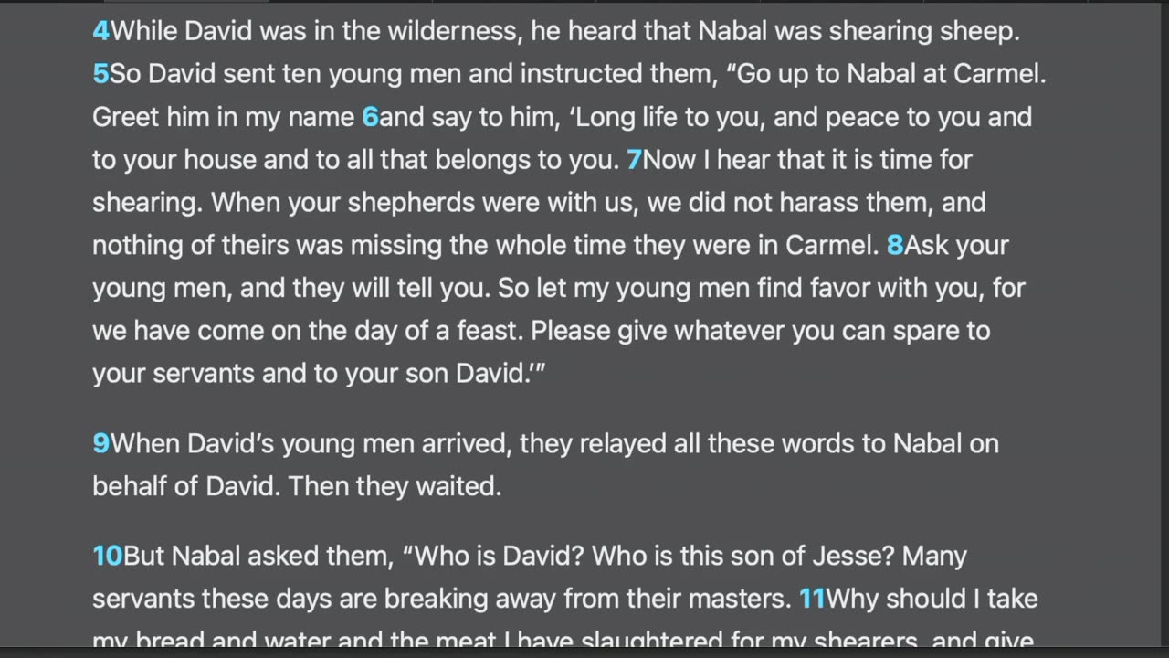 1 Samuel 25