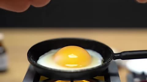 The World's Tiniest Breakfast! 🍳 Mini Cooking ASMR