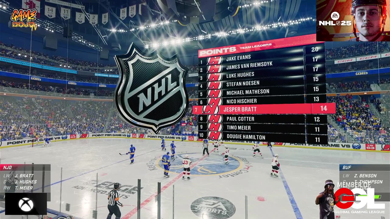 NHL 25 Live Session | *Devils* vs Sabres | Game Dojo TV