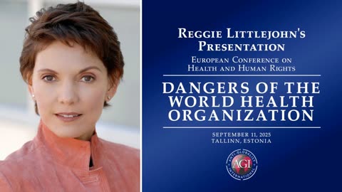 Reggie Littlejohn at the European Conference on Health and Human Rights in Tallinn, Estonia