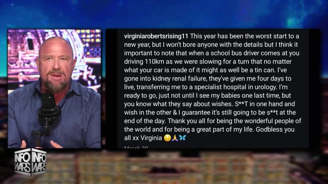Deep State Pedo Cult Murdered Virginia Giuffre to Silence Other Victims 4/27/25