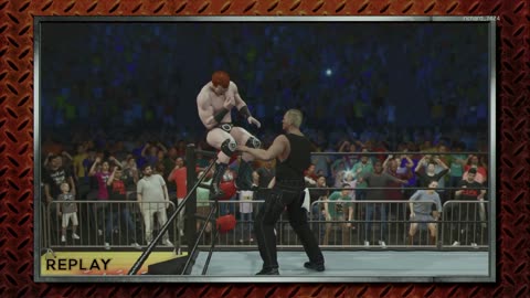 wwe 2k25 191 universe Sandman VS Sheamus