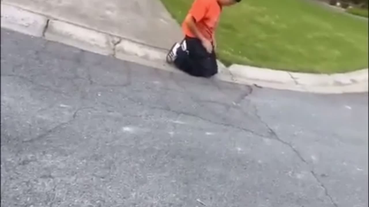 Skateboard Wipeout Caught on Camera—He Hit the Ground HARD