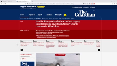 Israel Strikes Iran!