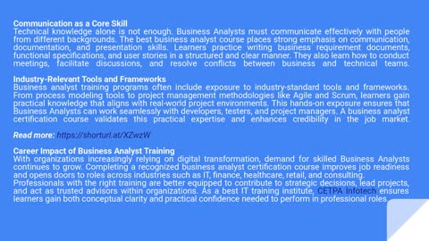 How Business Analyst Training Bridges Business and Technology