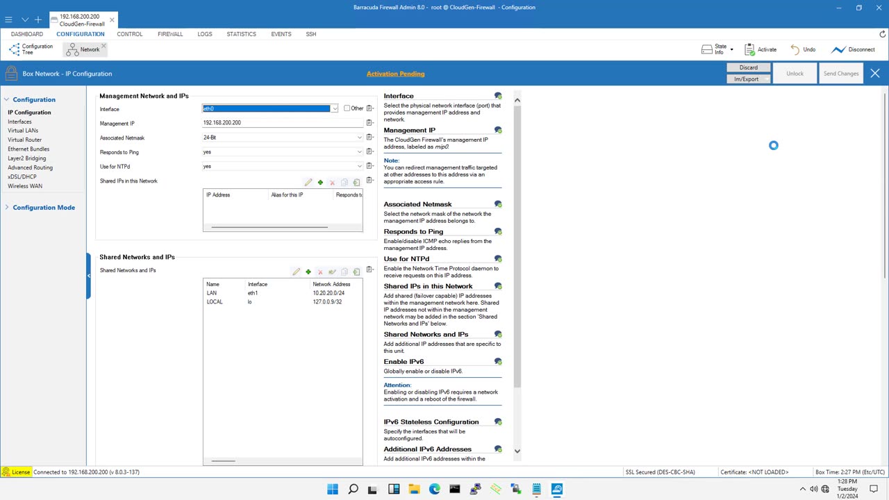 Getting Started with a Barracuda Firewall