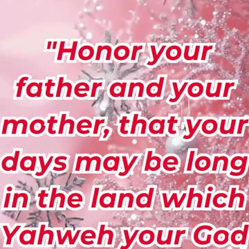 “Honor Your Father and Mother” exodus 20:12.#shortvideo #shorts #youtubeshorts #youtube #reels #yt