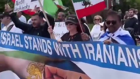 Jewish, Iranian, and Indian communities march in Toronto for the destruction of the Islamic regime