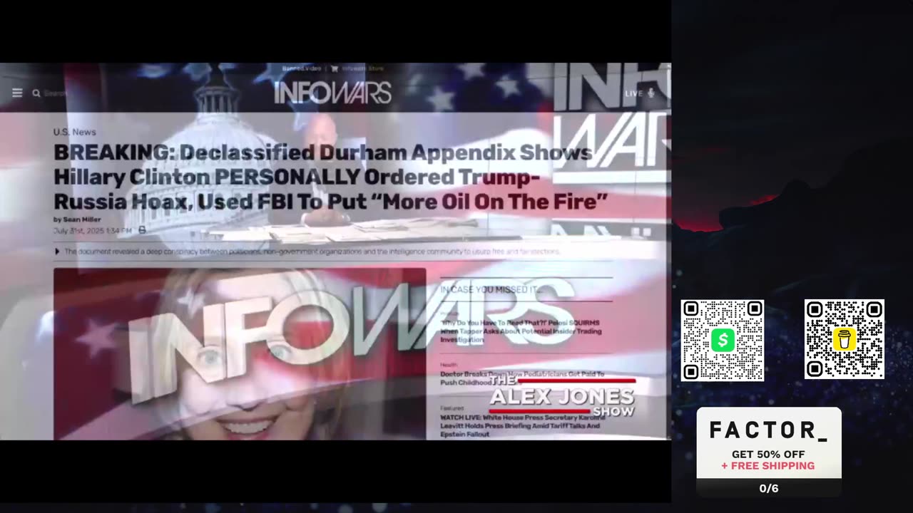 #Infowars #Live #Trump #AlexJones #Factor75partner