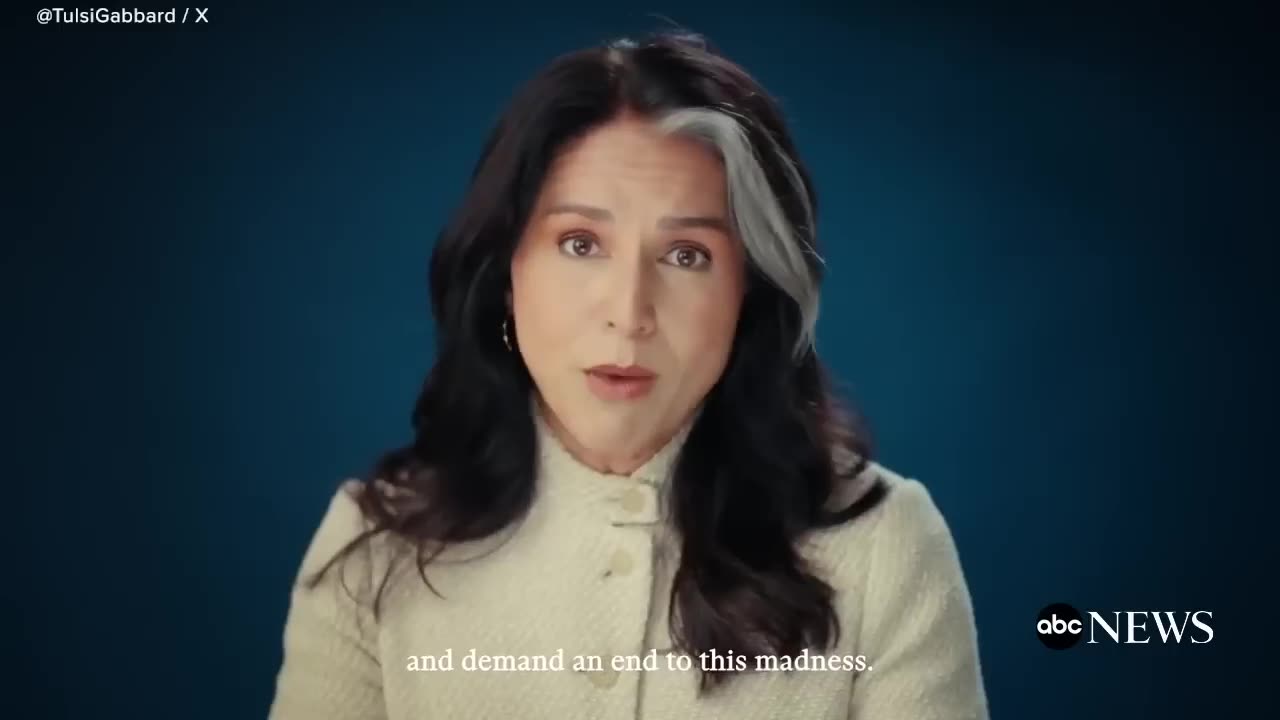 DNI Tulsi Gabbard says "As we stand here today, closer to the BRINK of NUCLEAR ANNILIATION than ever before"