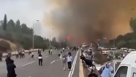 BREAKING: Massive Fires in occupied Jerusalem