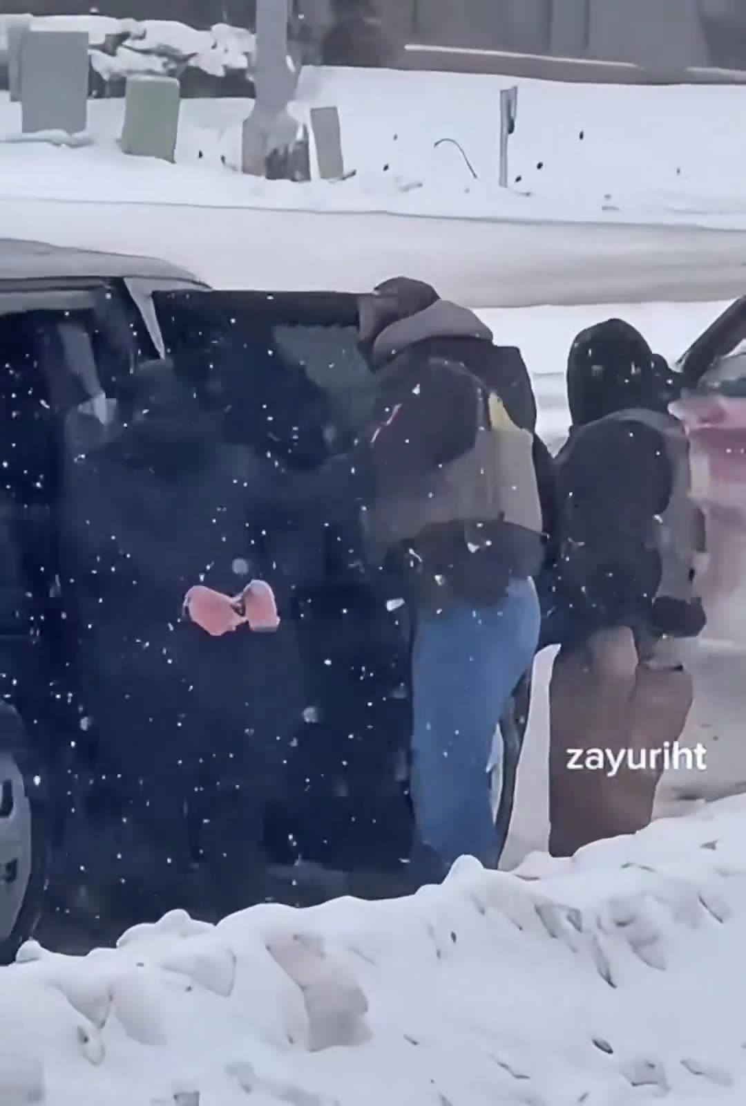 ICE raid in Minnesota and ICE is seen arresting illegals in the snow