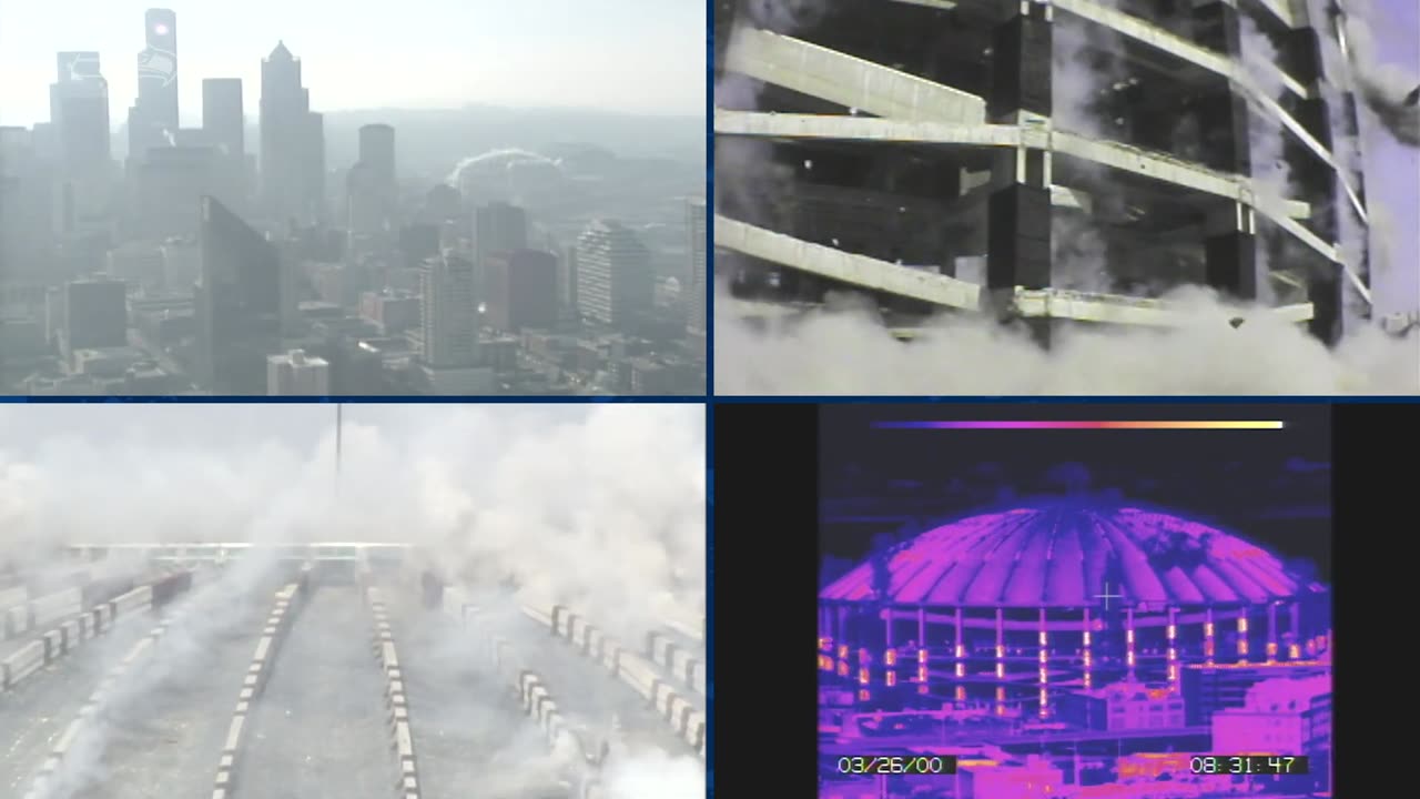 Seattle Kingdome Implosion