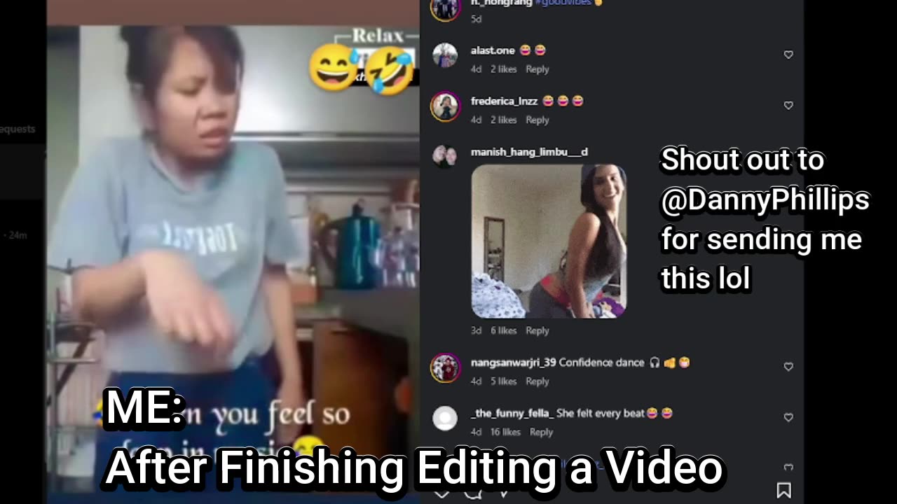 Lance B Reacting - After some FIRE Editing lol
