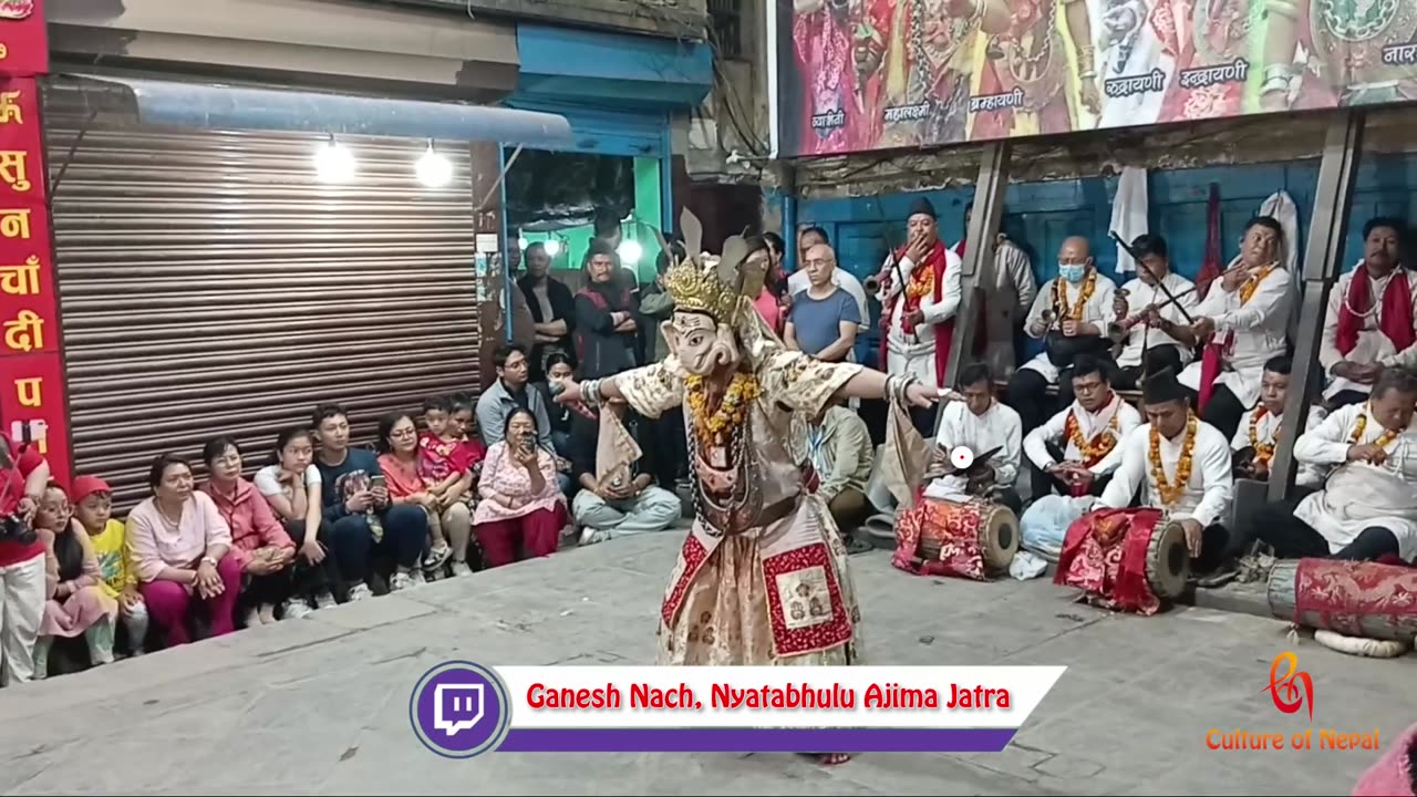 Ganesh Nach, Nyatabhulu Ajima Jatra, Naradevi Jatra , Kathmandu, 2081, Day 1, Part III