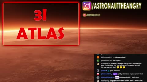The Angry Astronaut - 5 days to go!! 3I Atlas Q&A