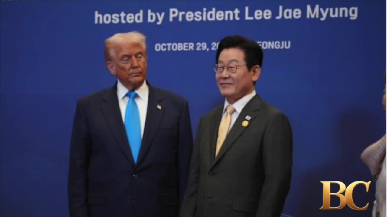 Trump visits South Korea as he attempts to secure billions in investment