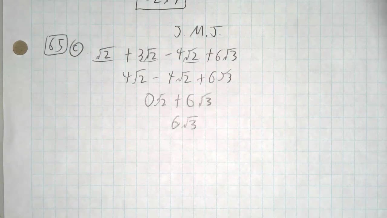 Saxon Algebra 1 Lesson 65 (c)