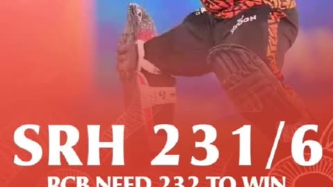 SRH gave target of 232 runs to RCB in the 65th Match of IPL-25 in Lucknow