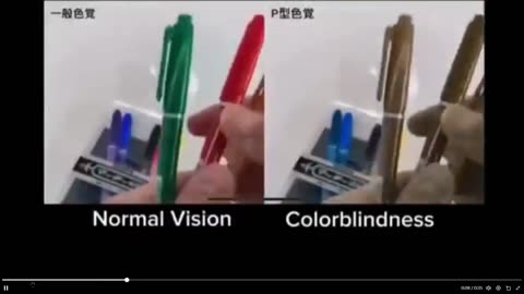 Color Blind folks are all over - 8% of men - this is how they see colors
