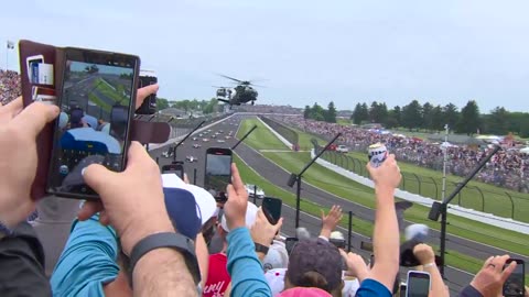 EPIC flyover at the Indy 500 by the Army’s 160th Special Operations Aviation