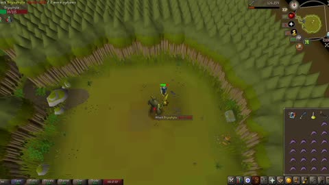 Old School RuneScape Bryophyta Boss Fight 1st Win.