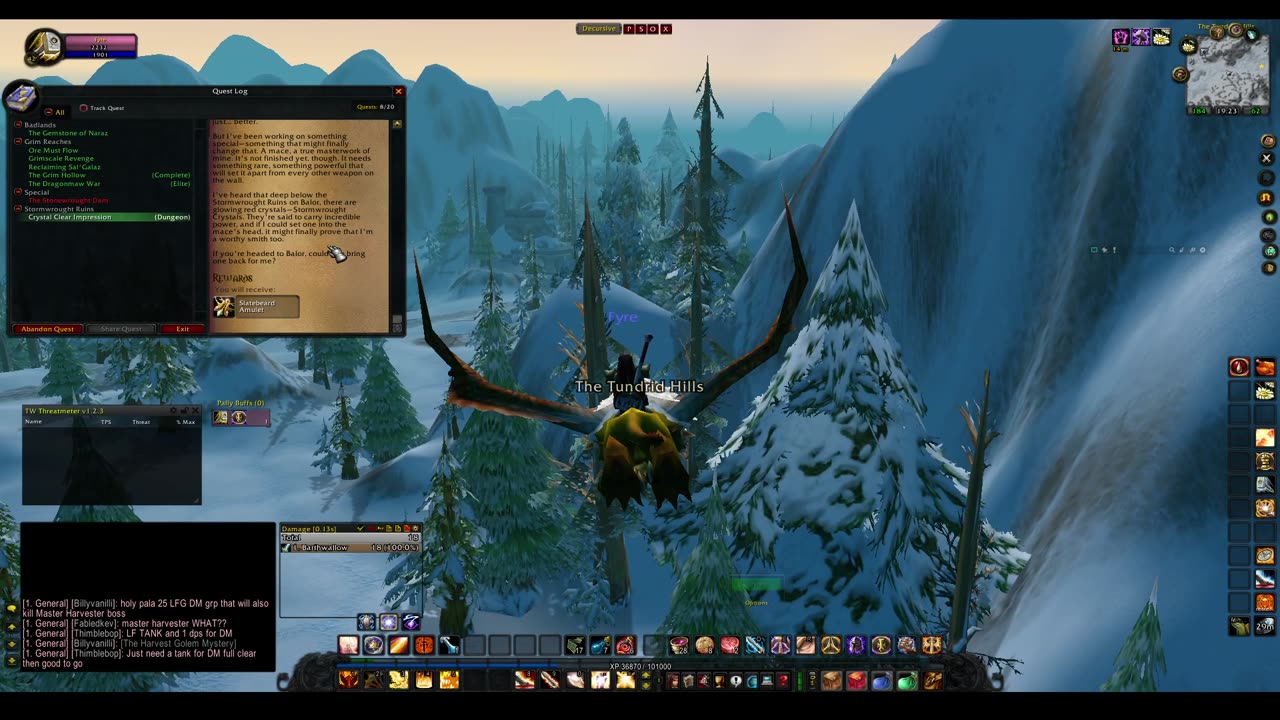 Turtle wow - The new server Ambershire - Paladin POV - Children's week full chain quest