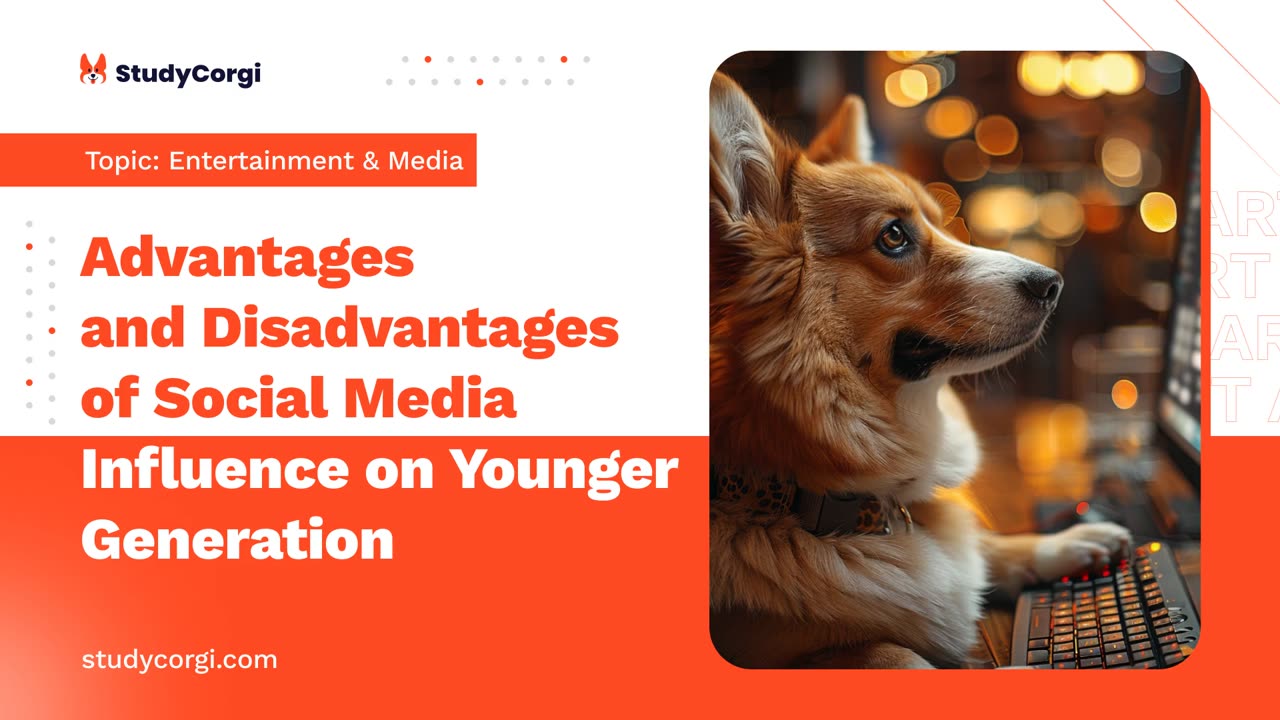 Advantages and Disadvantages of Social Media Influence on Younger Generation - Essay Example