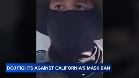 DOJ asks judge to pause California's mask ban on federal officers