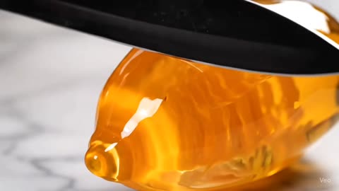 Cutting glass fruit with knife ASMR #Asmr