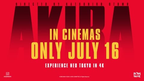 AKIRA 4K Trailer
