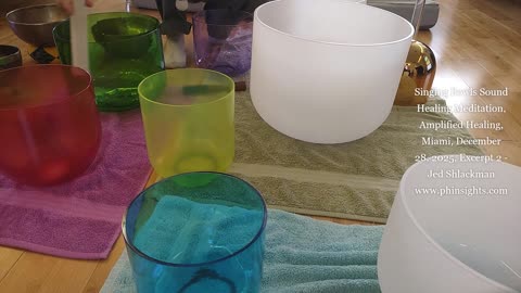 Singing Bowls Sound Healing Meditation #2, Amplified Healing, Miami, December 28, 2025 - Jedi Shaman