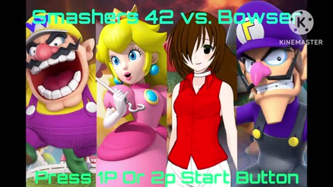 Smashers 42 vs. Bowser (English Neo-Geo CD Bootleg) as Toad (Hidden Character)