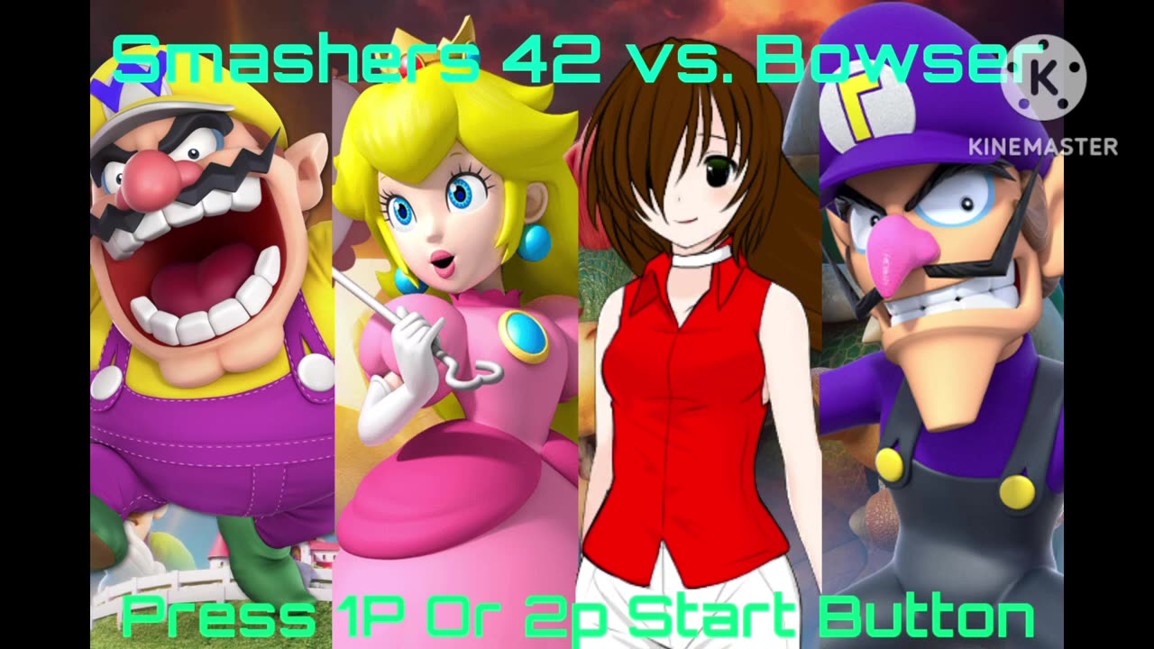 Smashers 42 vs. Bowser (English Neo-Geo CD Bootleg) as Toad (Hidden Character)