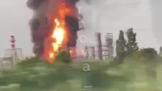 🔥The moment of strike on Afipsky Refinery!